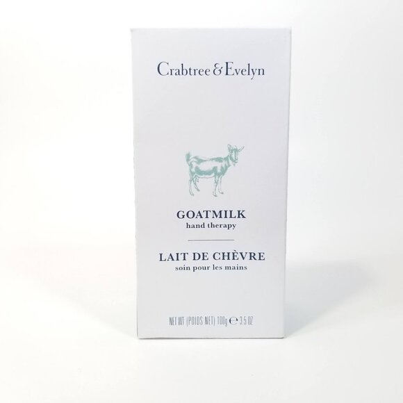 Crabtree &Evelyn Goatmilk Hand Therapy 3.5 oz Intensive Conditioning New In Box - Picture 1 of 7